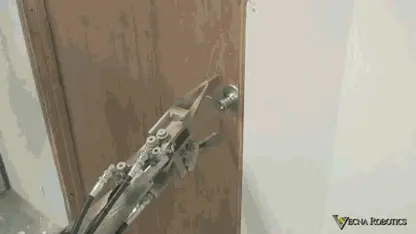 Robot opening door