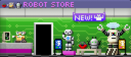 Robot store game
